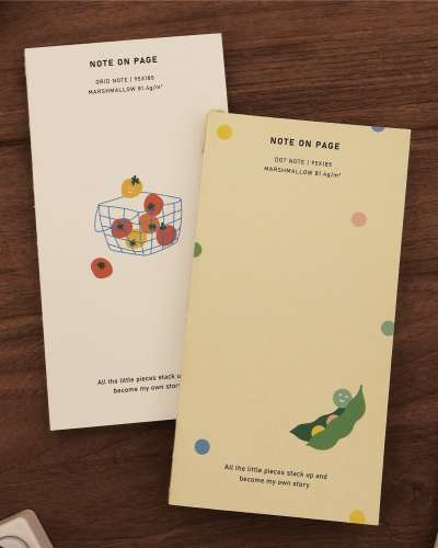 O-CHECK Note On Page Fountain Pen Handy Notebook