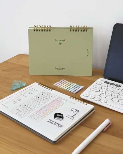 Orcup 2026 Dated Weekly Planner The Ring Week Student Time Tracker