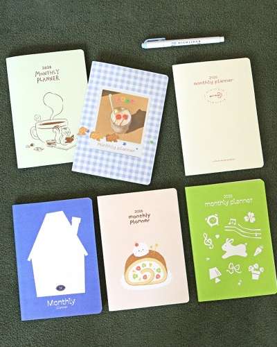 O Check 2026 Date Monthly Planner B6