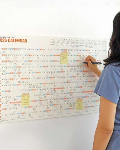 O-CHECK 2026 Poster Calendar Retro
