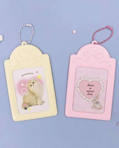 O-CHECK Cute Soft Photocard Holder Keyring ver2