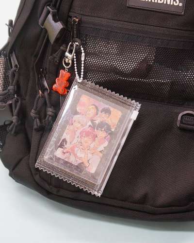 O-CHECK Complete Favorite PVC Clear Glitter Photocard Pouch Zipper Bag