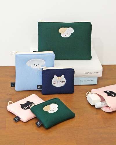 O-CHECK With You Cosmetics Sanitary Pad Earphone Pouch
