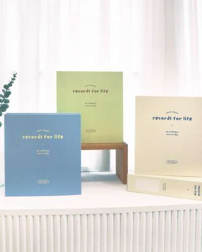 O-CHECK Medium Binder Adhesive Photo Album Photobook Collection Book Polaroid
