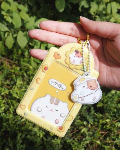 O-CHECK Cute Soft Photocard Holder Keyring