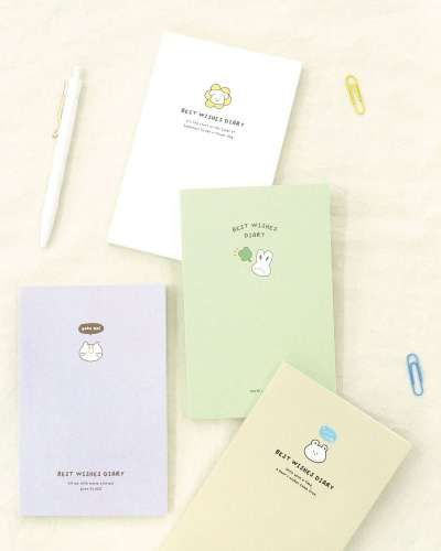 O-CHECK Best Wishes Dream Come True 100-Day Diary Weekly Class Note