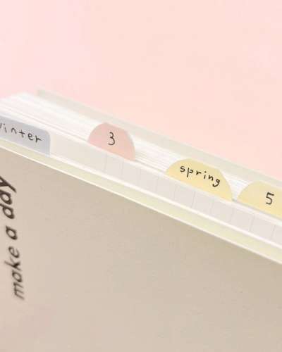 O-CHECK Colorful Index Tab Sticker