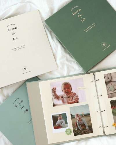O-CHECK Large Binder Photo Album Pocket and Adhesive Type