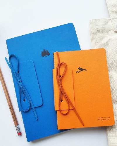 O-CHECK 3-Set Notebook Set A5 A6 Dot Lined Plain
