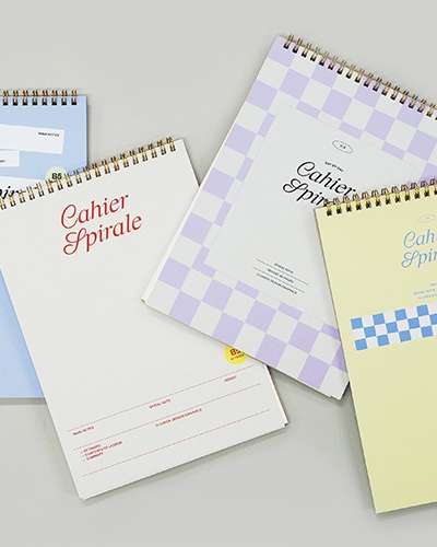 O-CHECK Spring Writing Notebook B5 (4-Section Grid for Math Problems and Wrong Answers)