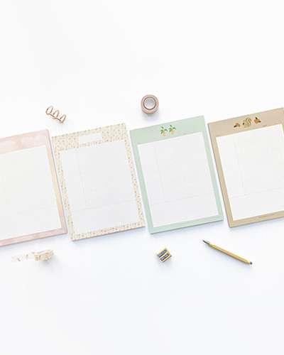 O-CHECK B5 Vertical Notepad