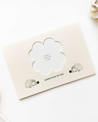 O-CHECK Photo Message Card GOOD LUCK TO YOU