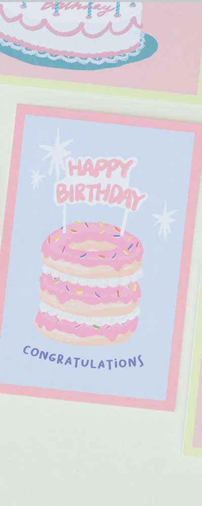 Momo Pop Momo Card Birthday Postcard