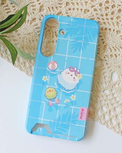 ぼソンモーラン&ピウピウ透明Zフリップケース