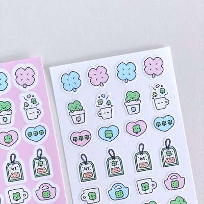 Popo Forest | Lucky Piece Seal Stickers