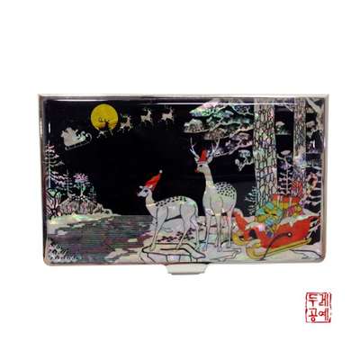 Rudolf's Gift Portable Business Card Case