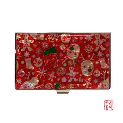 Santa Claus Portable Business Card Holder [Red]