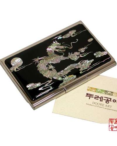 螺鈿名刺入れ[龍]