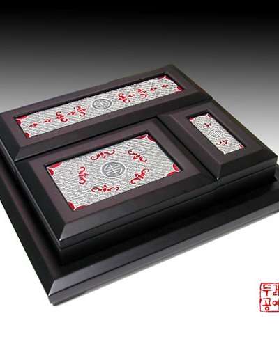 Stationery Set [Silver Thread Bat Pattern]