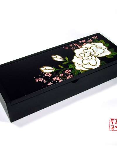 Traditional Lacquerware Painted Brush Holder 1