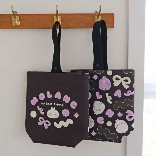 Mollang Lavender Check Color Eco Bag