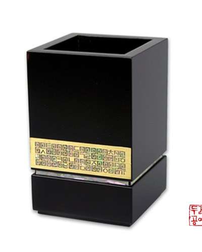 Mother-of-Pearl Pen Holder - Hangul Geometric 1