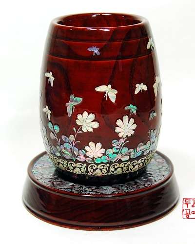 Pencil Holder (Flowers and Insects)