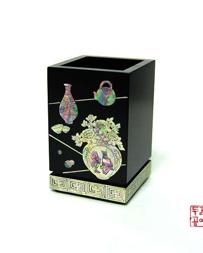 Ceramic Pattern Pencil Holder