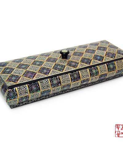 Lee Jo Geometric Pattern Pencil Case