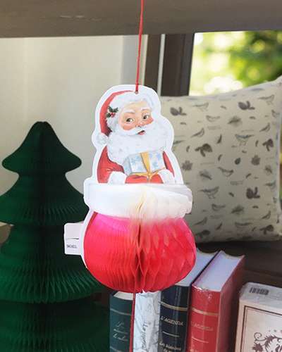 O-CHECK Mobile Christmas Card CHRISTMAS CARD SANTA