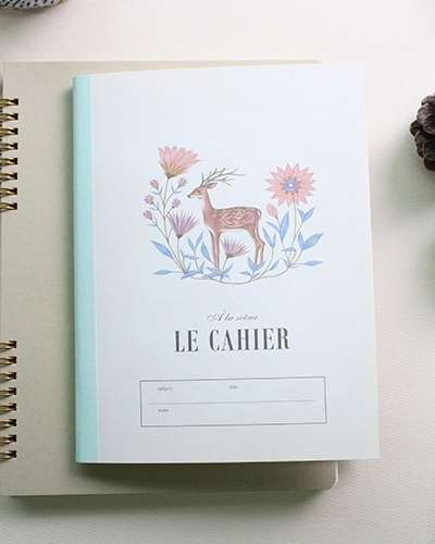 O-CHECK Nordic Sensibility Deer Lined Notebook (M)