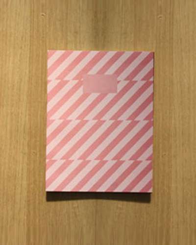 O-CHECK Notebook NOTE Pattern Pink Lined