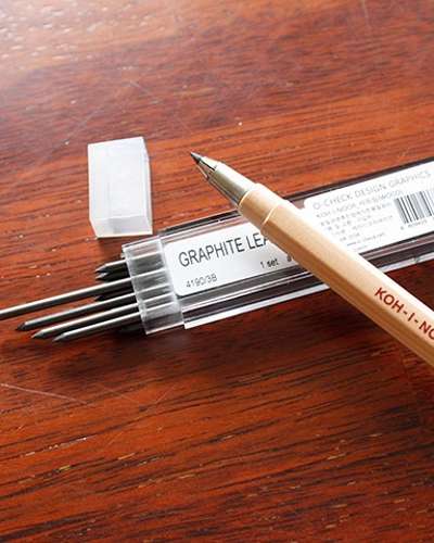 O-CHECK Koinu'er Mechanical Pencil Lead HB (Wood)