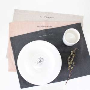 Washing Linen Table Mat