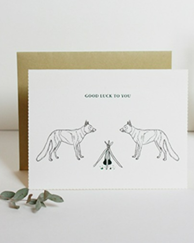 O-CHECK Message Card GOOD LUCK TO YOU