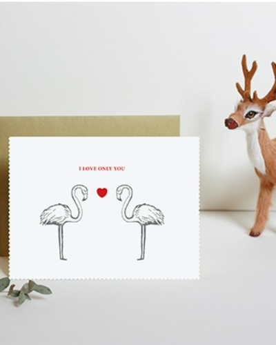 O-CHECK MESSAGE CARD I LOVE ONLY YOU