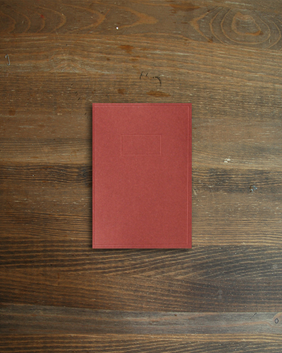 O-CHECK Pocket Memo Note POCKET MEMO Red (Ruled)