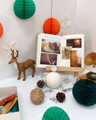[1+1] O-CHECK HONEYCOMB SET Sphere Christmas Ornament