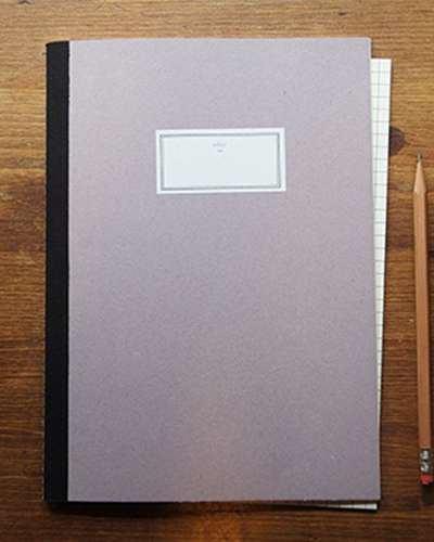 O-CHECK Stitch Notebook L Pink (Wireless Binding)
