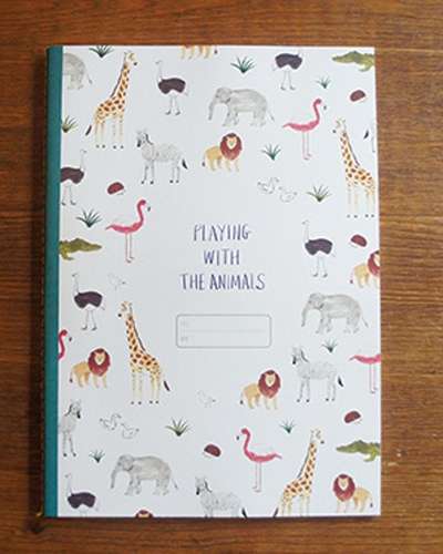 O-CHECK Kids Line Note Animal (Lined)