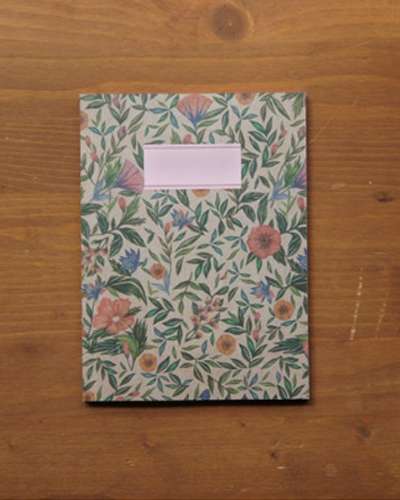 O-CHECK Plain Note M - Flower (Spiral Bound)