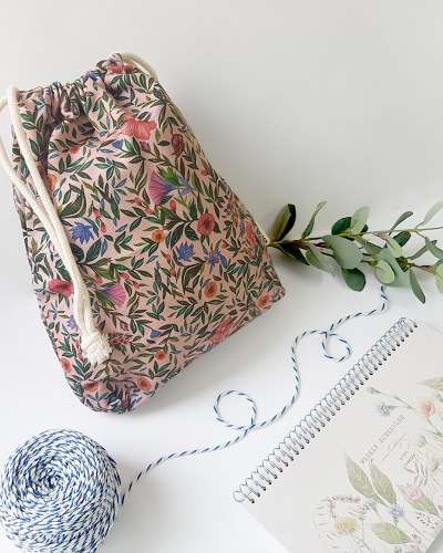 O-CHECK String Pouch (L) Flower