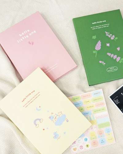 O-CHECK Pregnancy Diary Prenatal Journal Hello Little One ver2