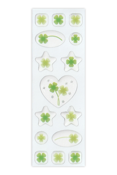 A Scoop of P | Frozen Clover Epoxy Sticker