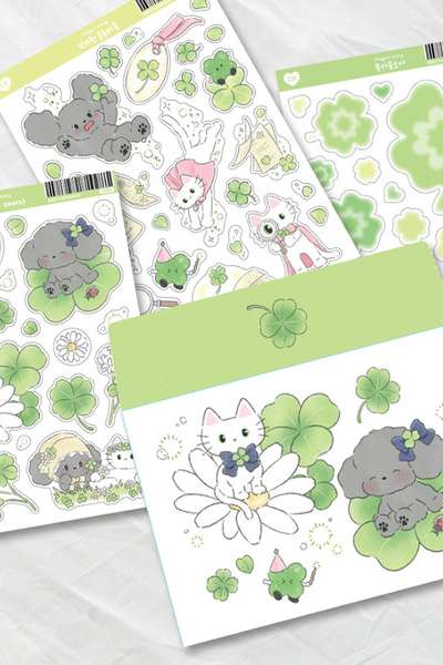 Kinya House | Clover Pack (3 sheets)