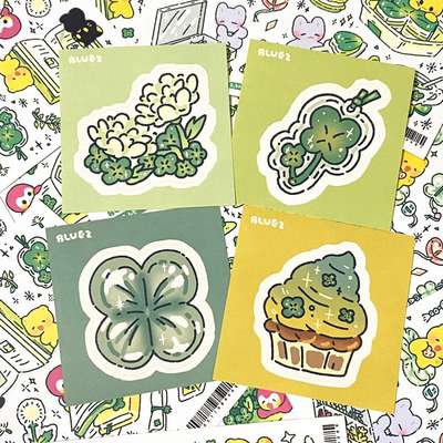 Blues | Clover Imitation Paper Pack (8 Sheets)