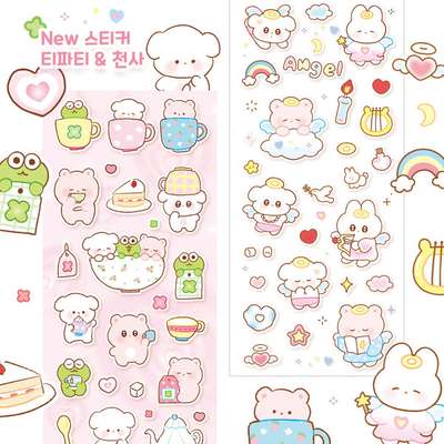Pingru | Clover Tea Time & Baby Angel Sticker