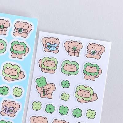 Popo Forest | Clover Love Seal Stickers
