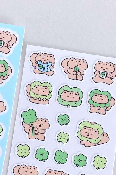 Popo Forest | Clover Love Seal Stickers