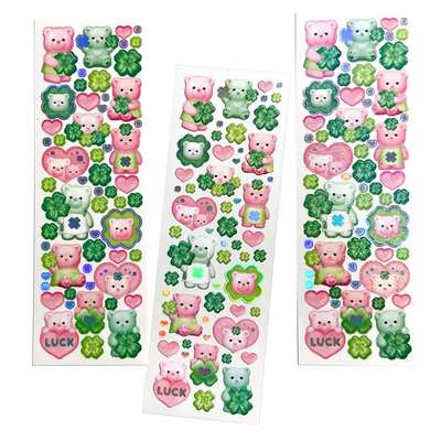 Moittoi | Clover Bear Seal Stickers